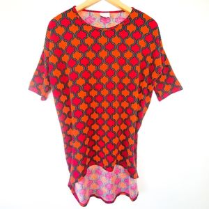 LulaRoe Orange and purple shirt